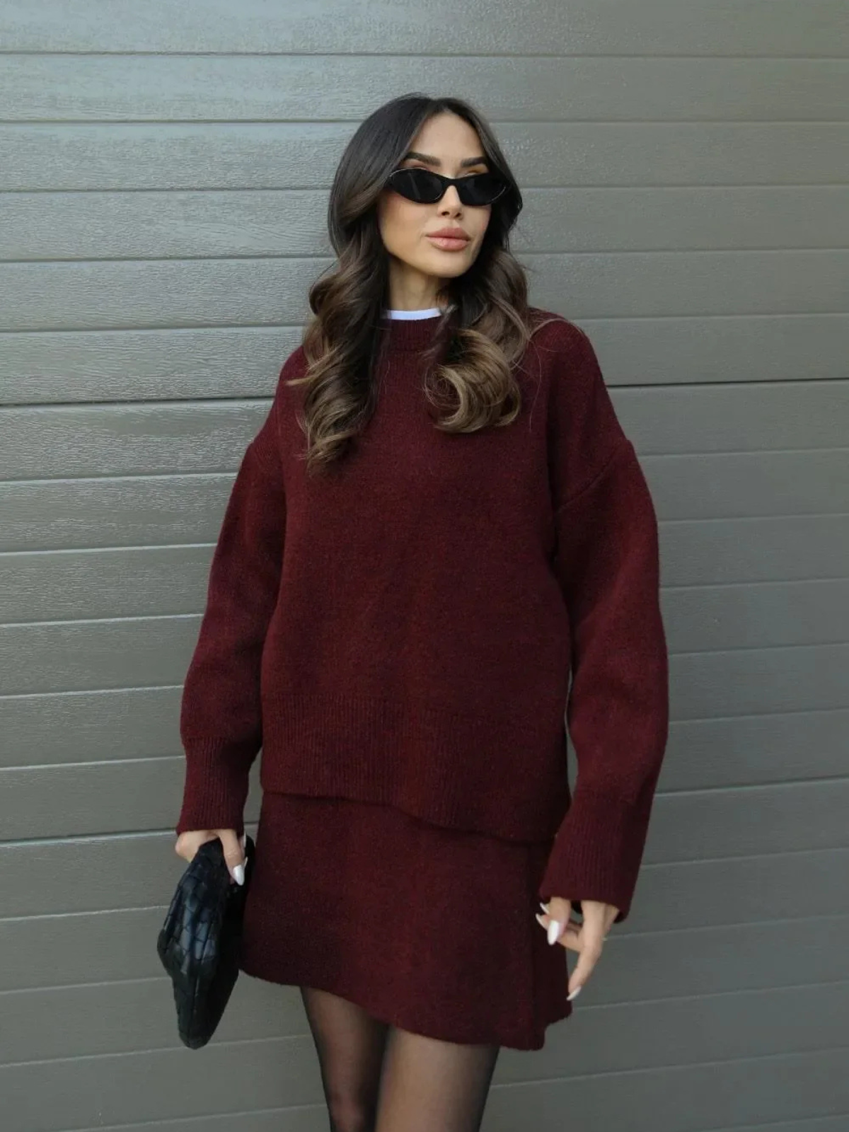 LARA KNITTED SWEATER (+SKIRT)