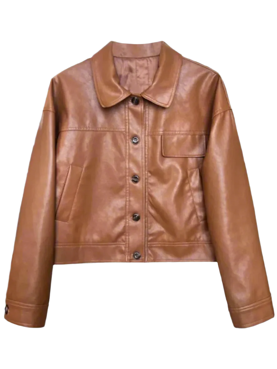 VESTE EN CUIR KAIA